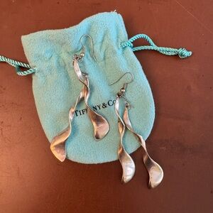 Tiffany & Co. Frank Gehry Silver Double Spiral Earrings